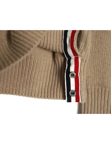 Thom Browne Thick Wool Crewneck Sweater,Thom Browne