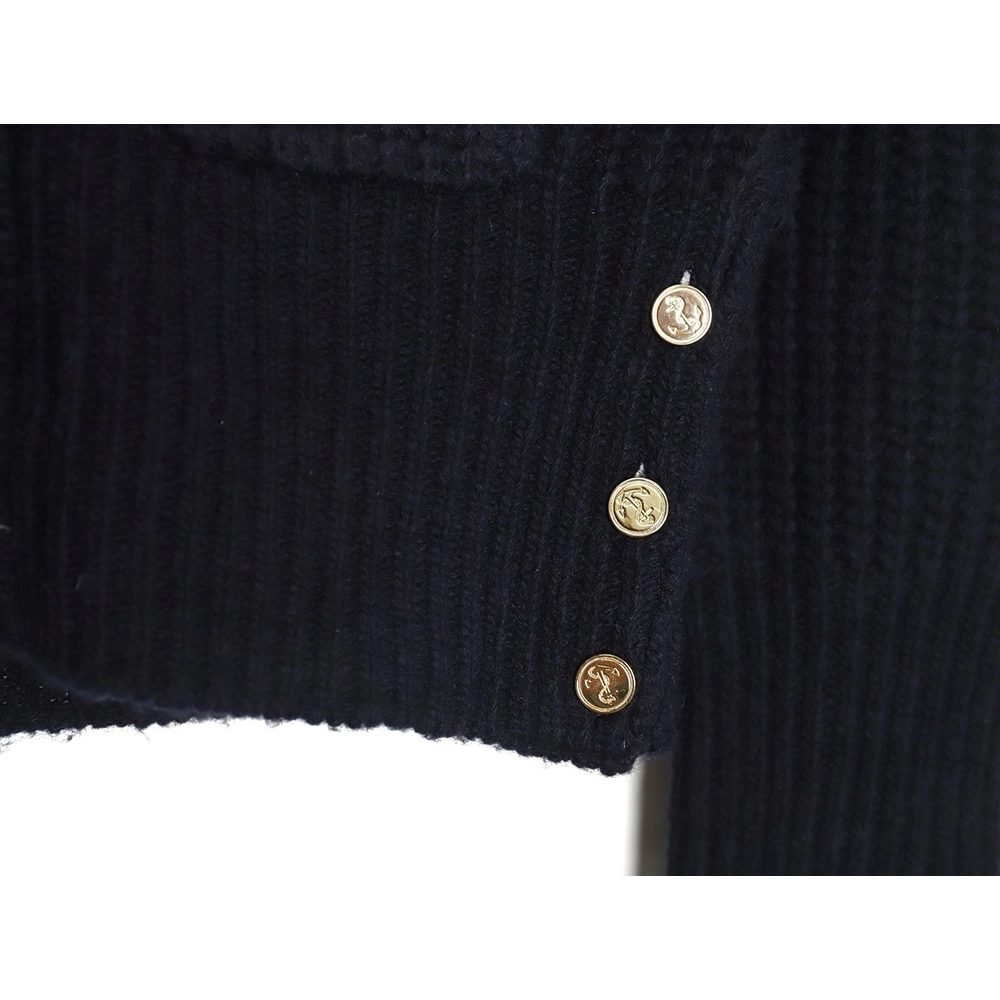 Thom Browne Thick Cardigan with Ribbon Knit TSK2,Thom Browne