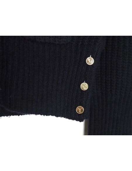 Thom Browne Thick Cardigan with Ribbon Knit TSK2,Thom Browne
