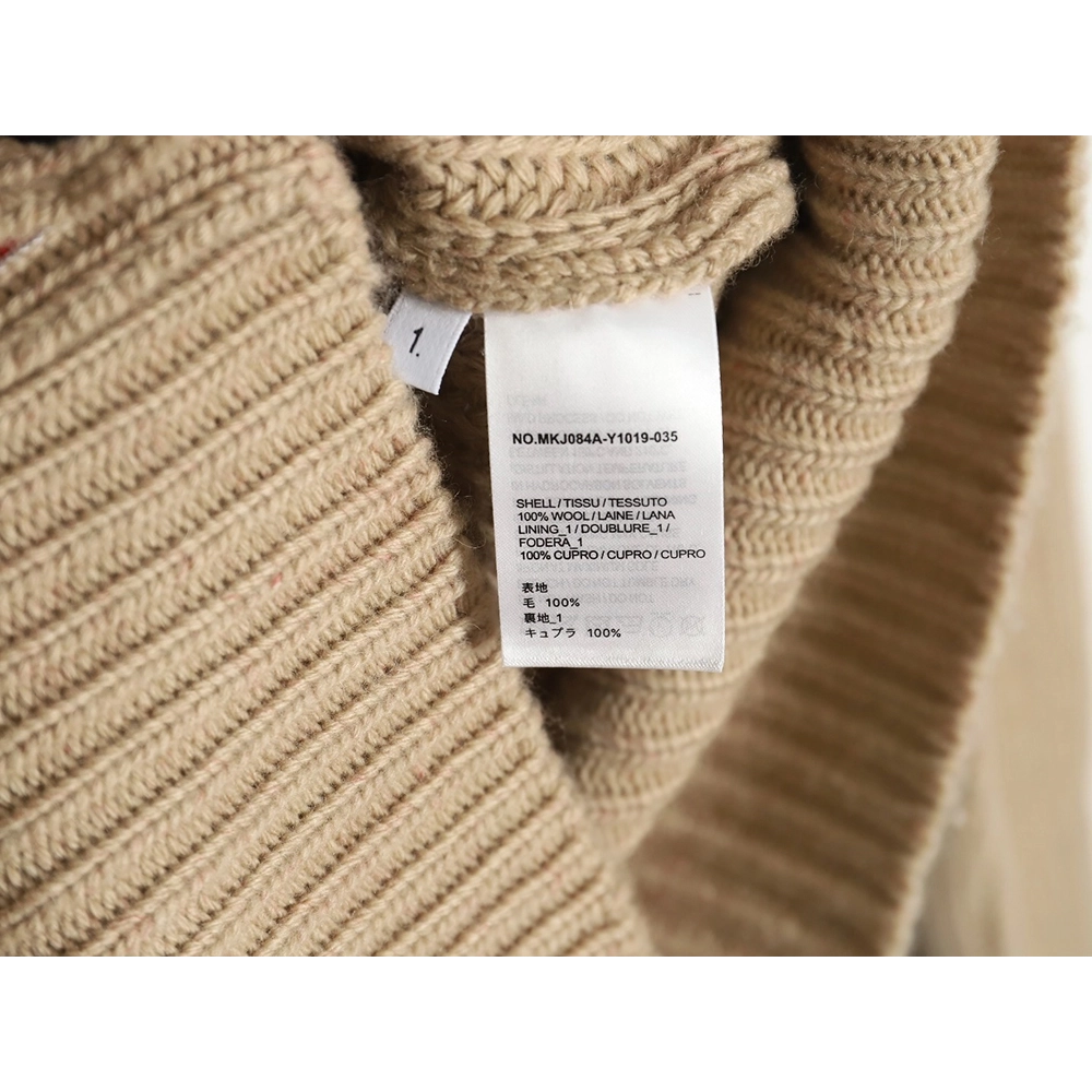 Thom Browne Thick Cardigan with Ribbon Knit TSK1,Thom Browne