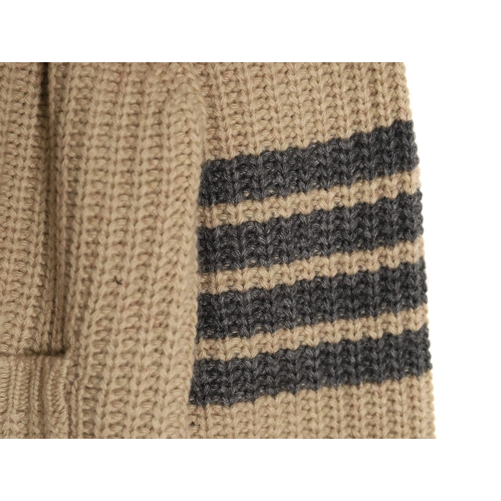 Thom Browne Thick Cardigan with Ribbon Knit TSK1,Thom Browne