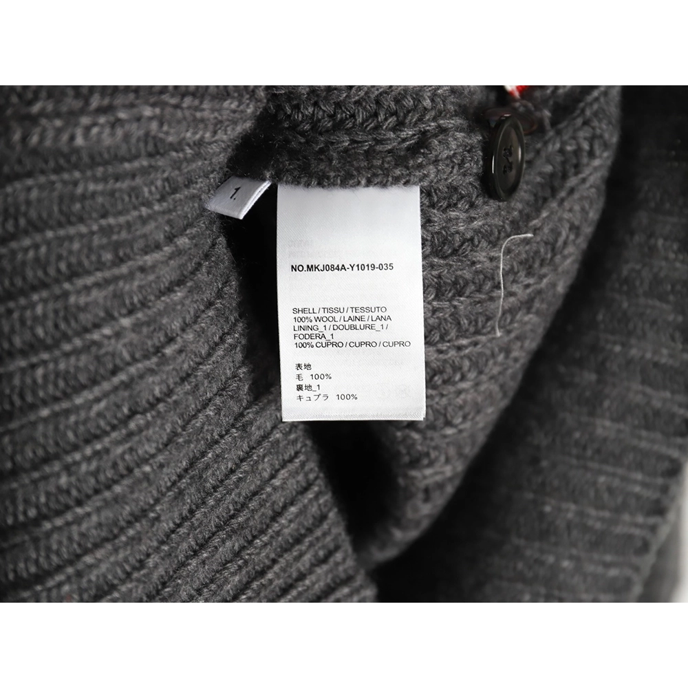 Thom Browne Thick Cardigan with Ribbon Knit,Thom Browne