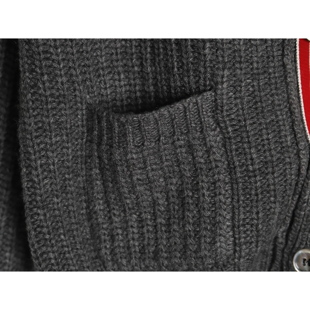 Thom Browne Thick Cardigan with Ribbon Knit,Thom Browne