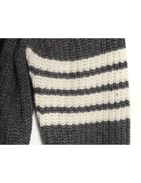 Thom Browne Thick Cardigan with Ribbon Knit,Thom Browne