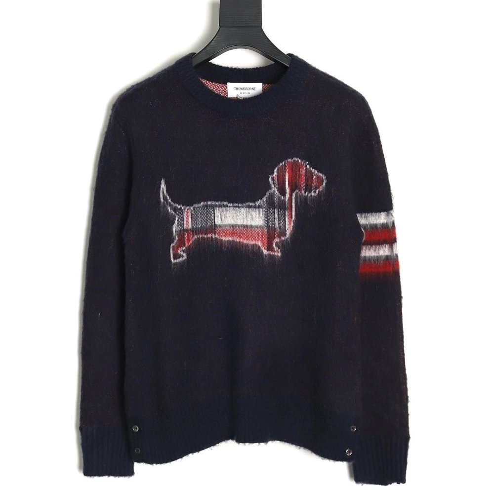 Thom Browne Dachshund Mohair Sweater TSK1,Thom Browne
