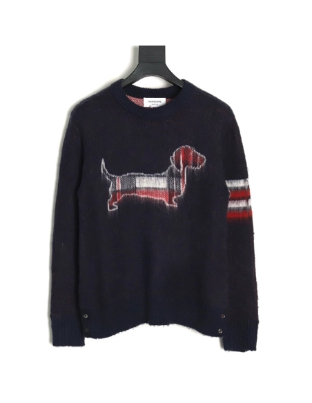 Thom Browne Dachshund Mohair Sweater TSK1,Thom Browne