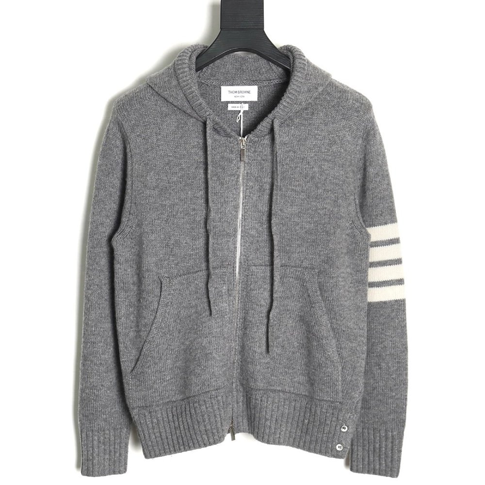 Thom Browne sailboat wool hooded jacket TSK1,Thom Browne