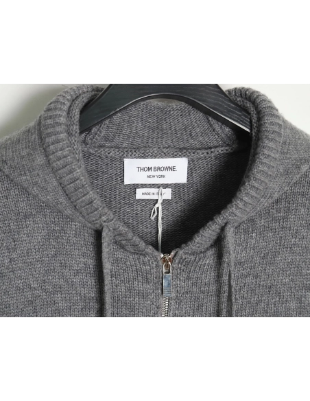 Thom Browne sailboat wool hooded jacket TSK1,Thom Browne