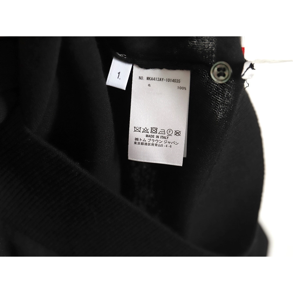 Thom Browne Fine Wool Crewneck Sweater TSK3,Thom Browne