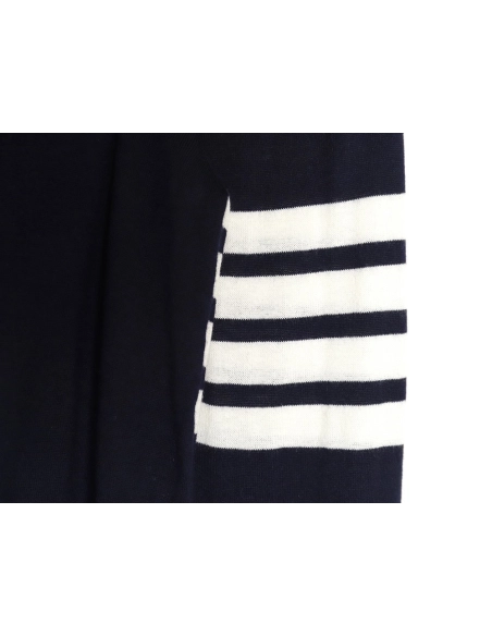 Thom Browne Fine Wool Crewneck Sweater TSK2,Thom Browne