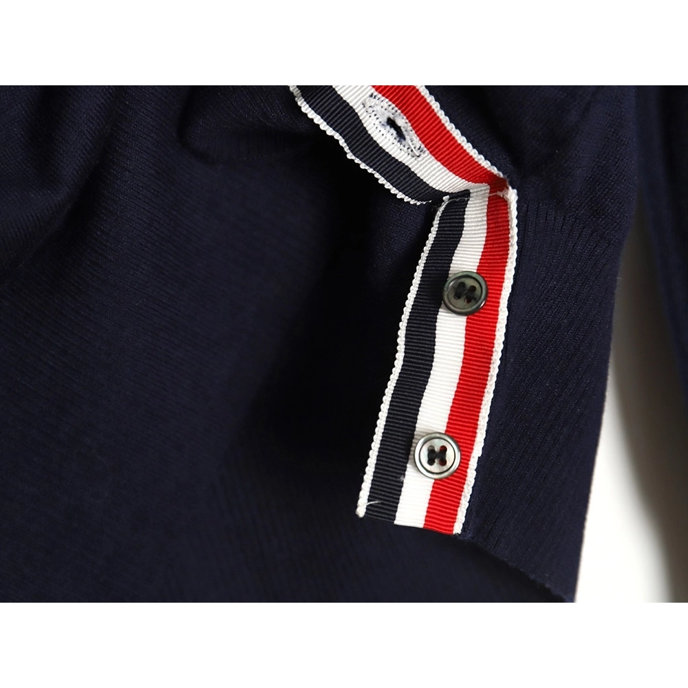 Thom Browne Fine Wool Crewneck Sweater TSK2,Thom Browne