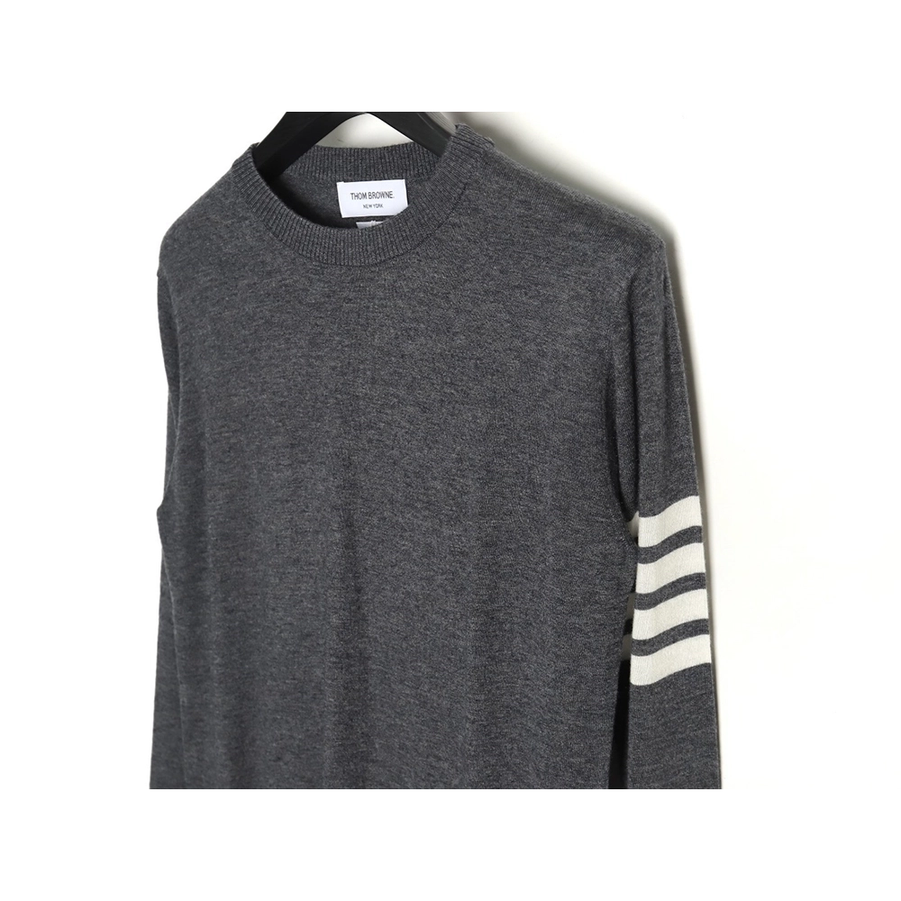 Thom Browne Fine Wool Crewneck Sweater TSK1,Thom Browne
