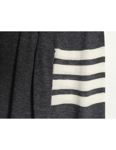 Thom Browne Fine Wool Crewneck Sweater TSK1,Thom Browne