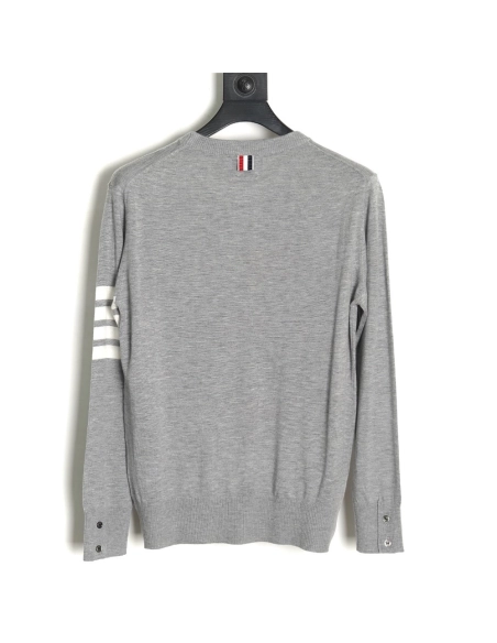 Thom Browne Fine Wool Crewneck Sweater,Thom Browne