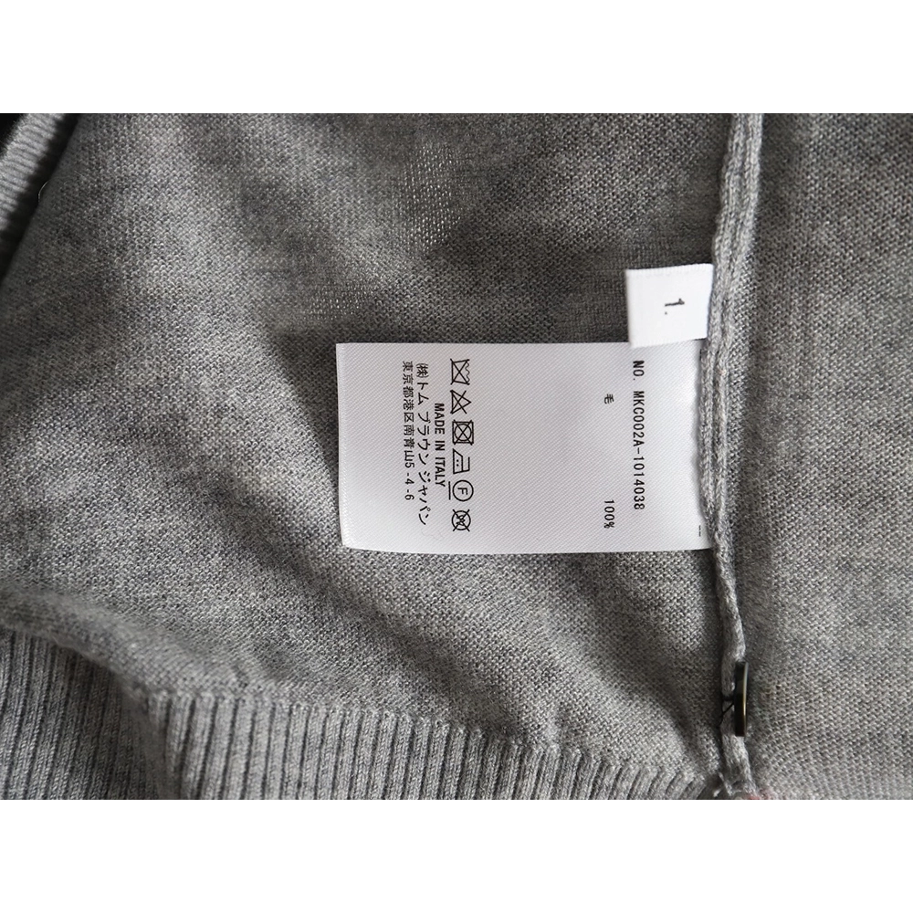 Thom Browne Fine Wool Crewneck Sweater,Thom Browne
