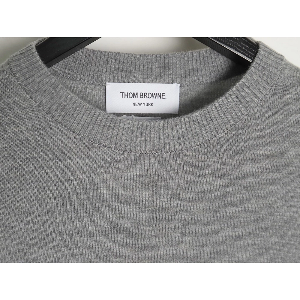 Thom Browne Fine Wool Crewneck Sweater,Thom Browne