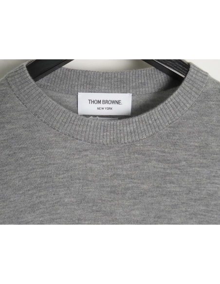 Thom Browne Fine Wool Crewneck Sweater,Thom Browne