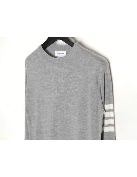 Thom Browne Fine Wool Crewneck Sweater,Thom Browne