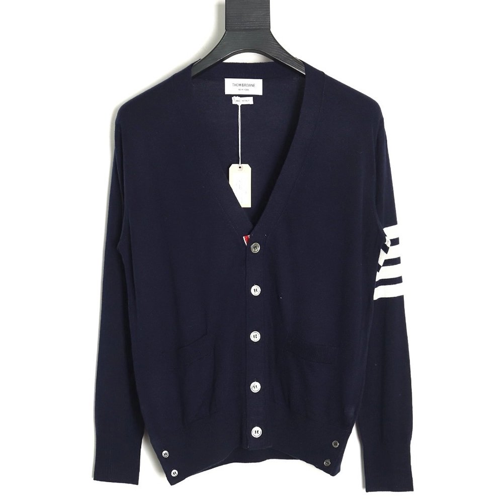 Thom Browne Fine Wool Cardigan TSK2,Thom Browne