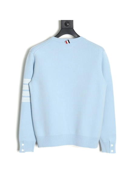 Thom Browne Anchor Crewneck Sweater,Thom Browne