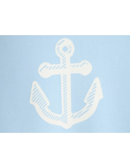Thom Browne Anchor Crewneck Sweater,Thom Browne