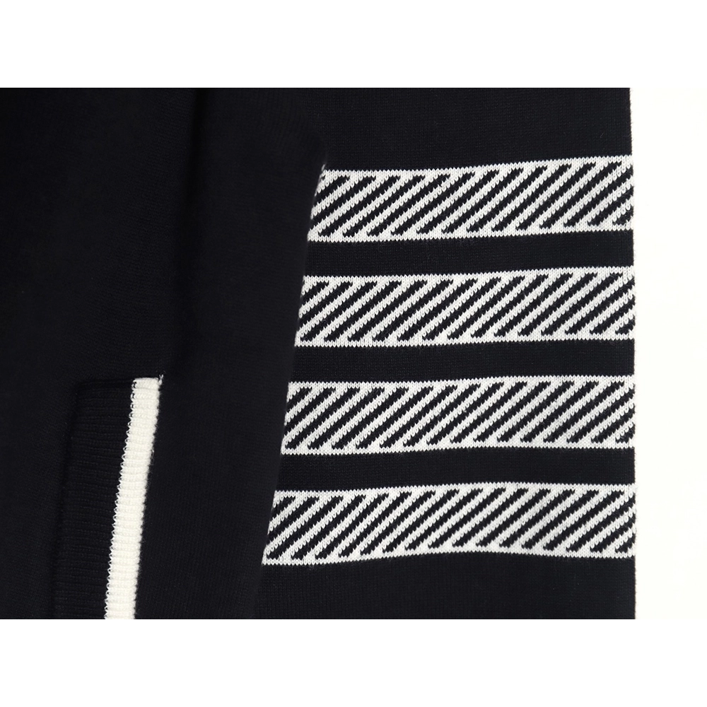 Thom Browne Anchor Baseball Jacket TSK1,Thom Browne