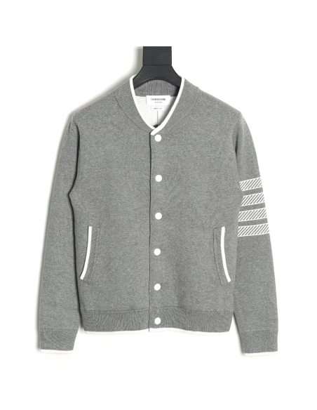Thom Browne Anchor Baseball Jacket,Thom Browne