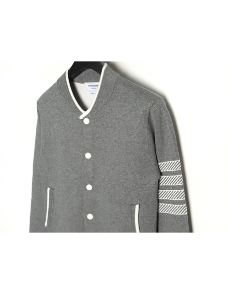 Thom Browne Anchor Baseball Jacket,Thom Browne
