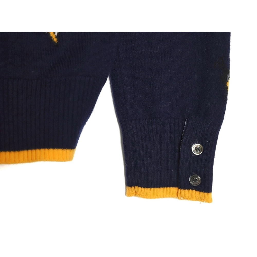 Thom Browne Bee Cardigan Sweater TSK3,Thom Browne
