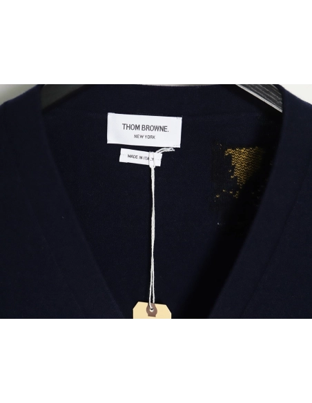 Thom Browne Bee Cardigan Sweater TSK3,Thom Browne