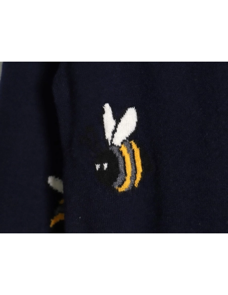 Thom Browne Bee Cardigan Sweater TSK3,Thom Browne