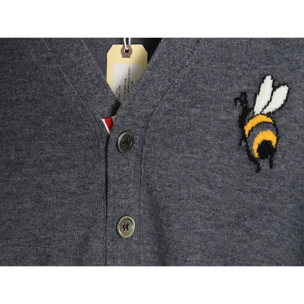 Thom Browne Bee Cardigan Sweater TSK2,Thom Browne