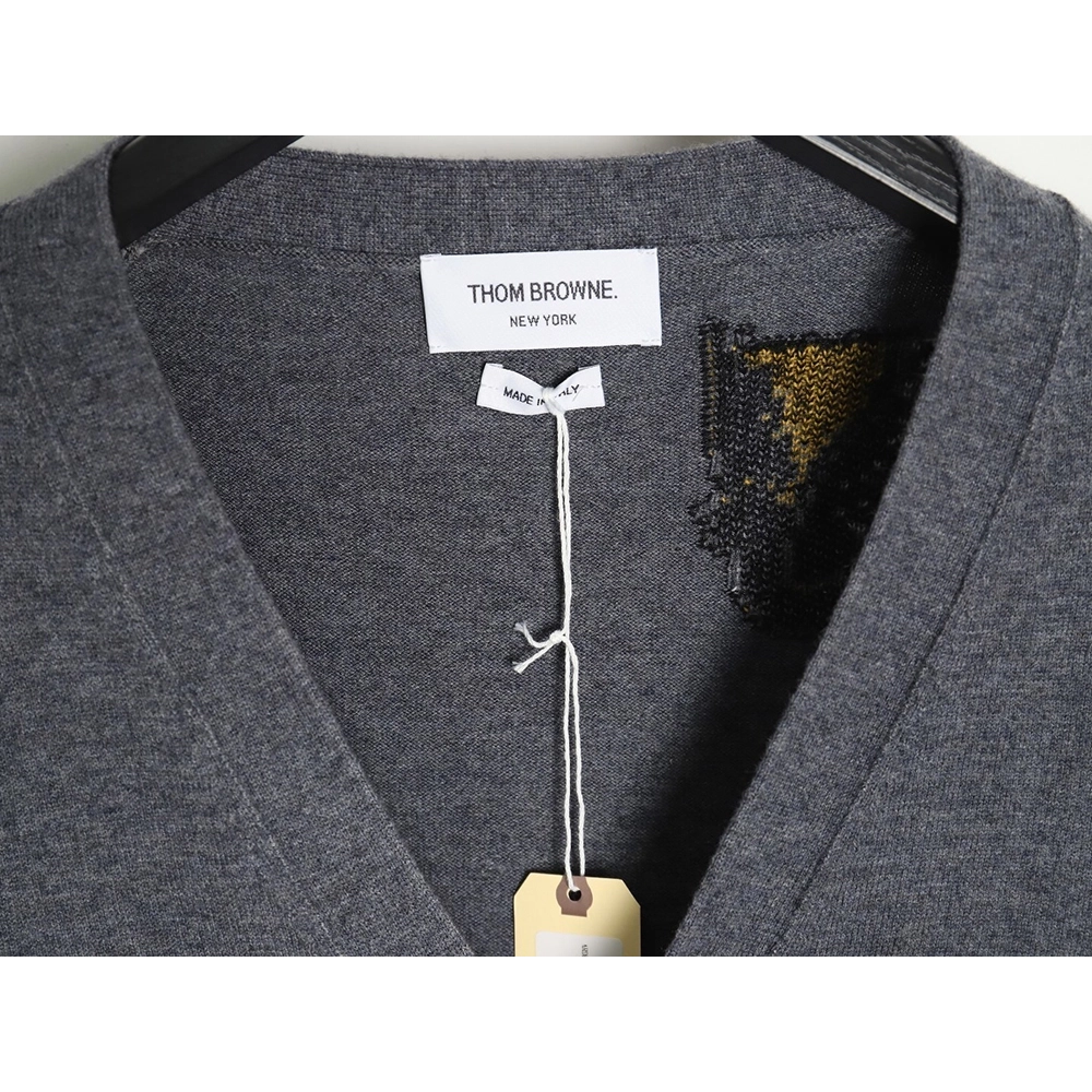 Thom Browne Bee Cardigan Sweater TSK2,Thom Browne