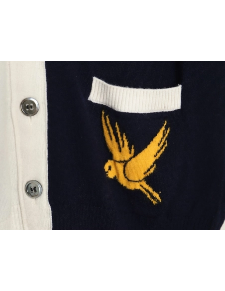 Thom Browne Bee Cardigan Sweater TSK1,Thom Browne