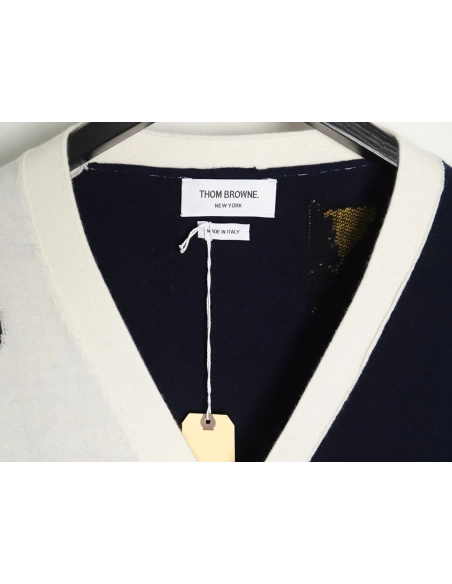 Thom Browne Bee Cardigan Sweater TSK1,Thom Browne