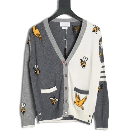Thom Browne Bee Cardigan Sweater,Thom Browne