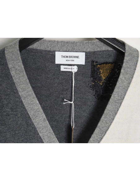 Thom Browne Bee Cardigan Sweater,Thom Browne
