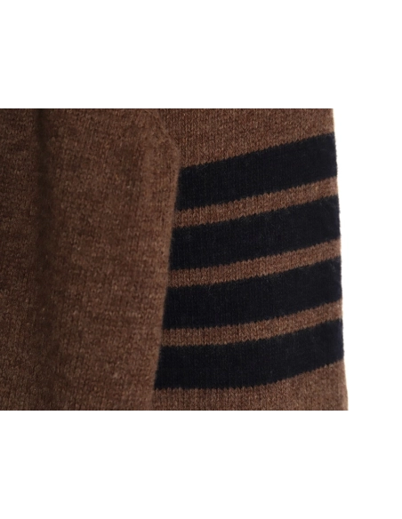 Thom Browne Color-block Wool Crewneck Sweater TSK1,Thom Browne