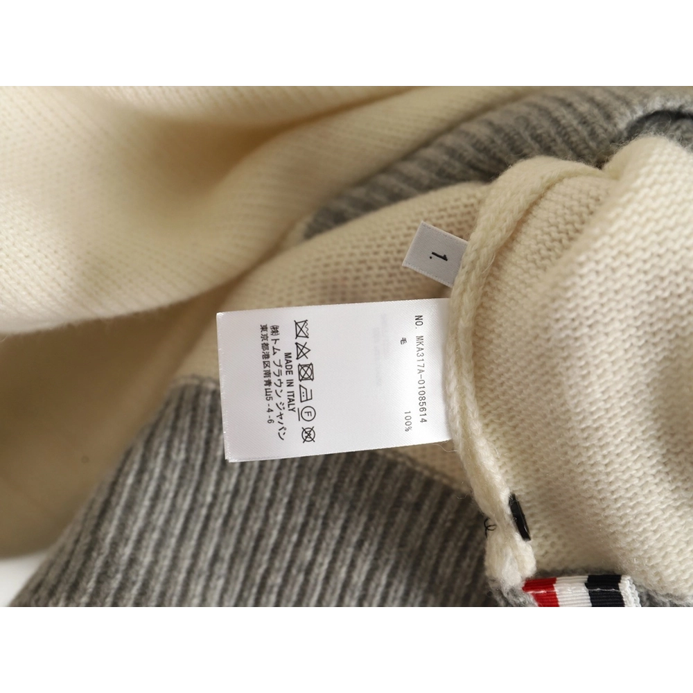 Thom Browne Color-block Wool Crewneck Sweater,Thom Browne
