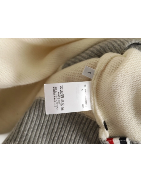 Thom Browne Color-block Wool Crewneck Sweater,Thom Browne