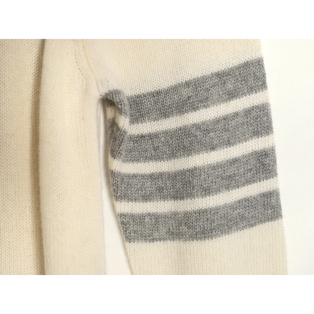 Thom Browne Color-block Wool Crewneck Sweater,Thom Browne