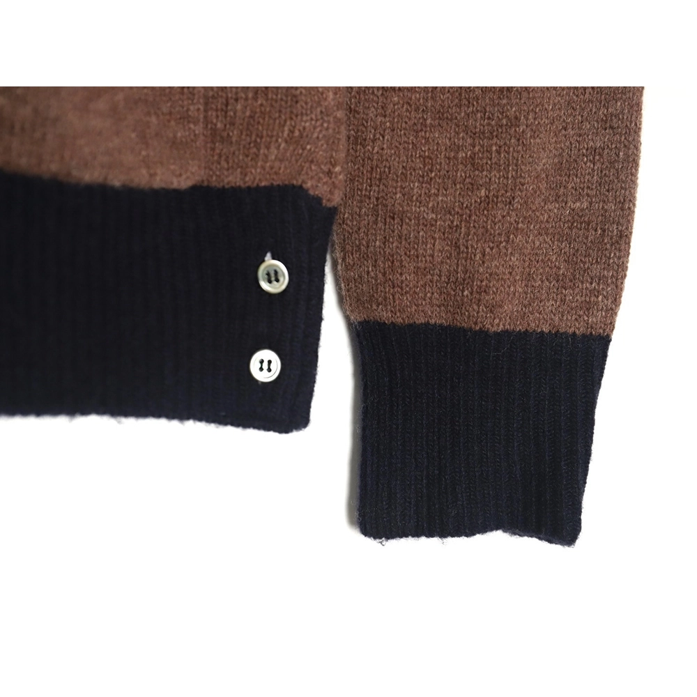 Thom Browne Color-Block Wool Cardigan TSK1,Thom Browne