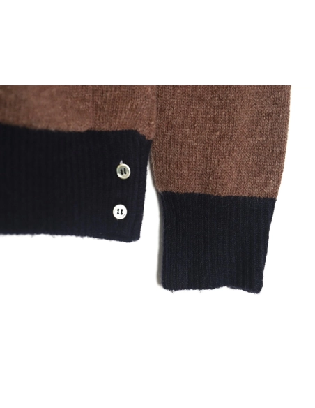 Thom Browne Color-Block Wool Cardigan TSK1,Thom Browne
