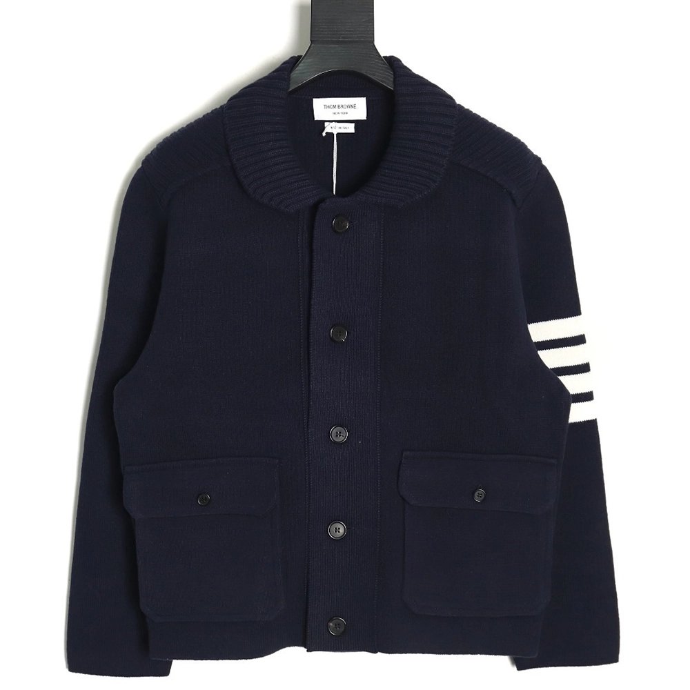 Thom Browne Cropped Wool Jacket TSK2,Thom Browne