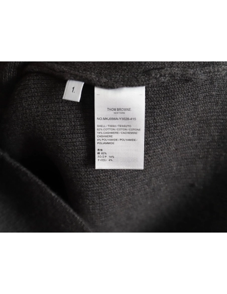 Thom Browne Cropped Wool Jacket TSK1,Thom Browne