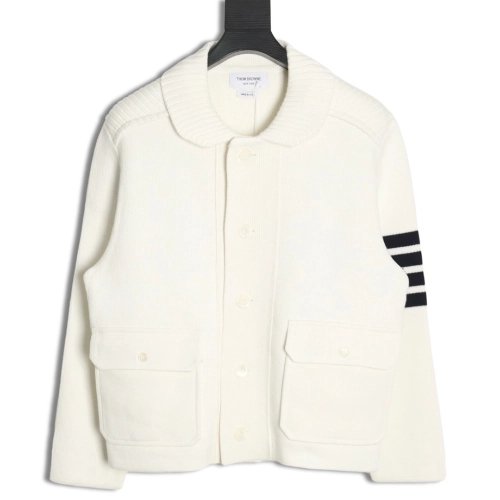 Thom Browne Cropped Wool Jacket,Thom Browne