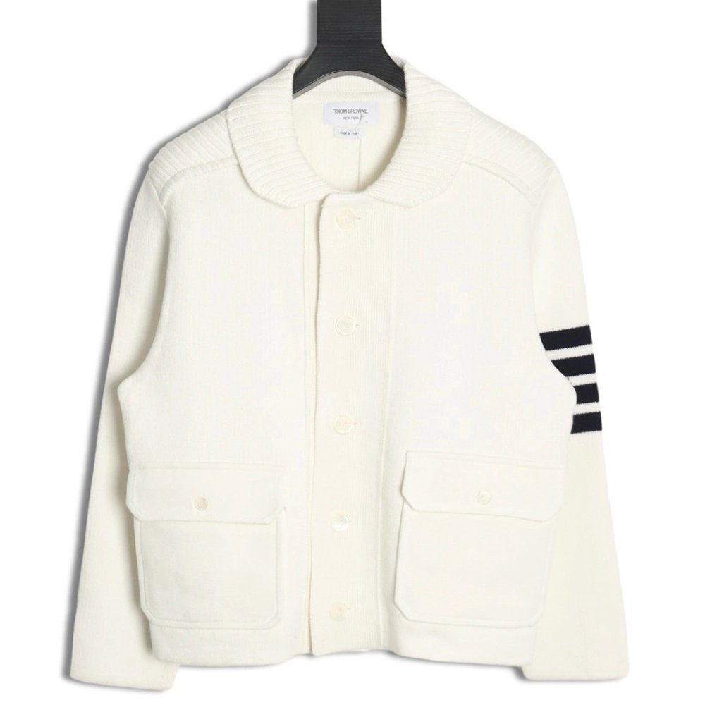 Thom Browne Cropped Wool Jacket,Thom Browne