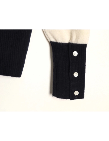 Thom Browne Wide-Stripe Knitted Hoodie TSK2,Thom Browne