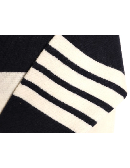 Thom Browne Wide-Stripe Knitted Hoodie TSK2,Thom Browne