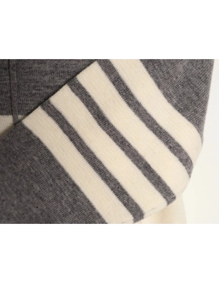 Thom Browne Wide-Stripe Knitted Hoodie TSK1,Thom Browne